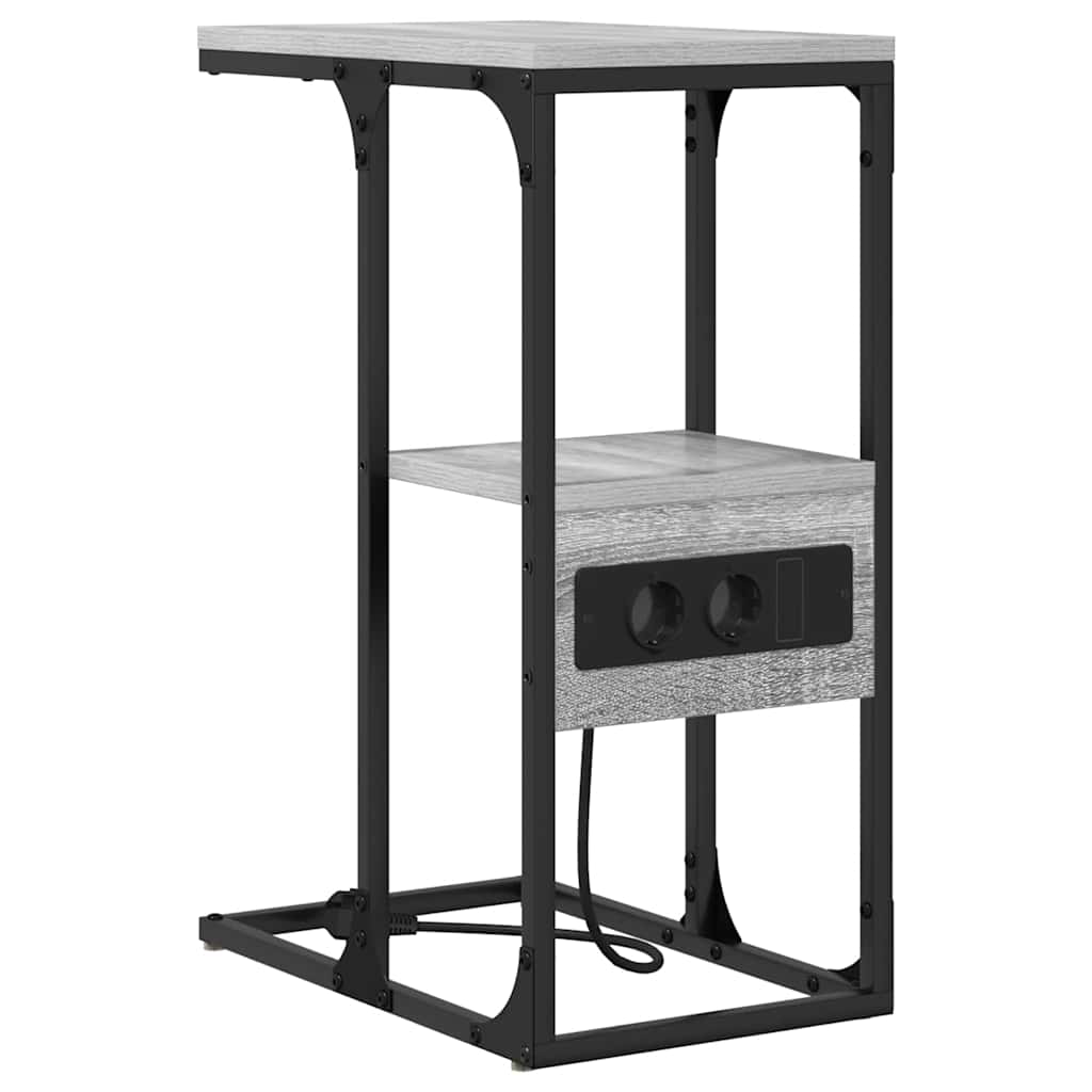 Natskab Grå sonoma-eg 41.5 x 26 x 60.5 cm Konstrueret træ