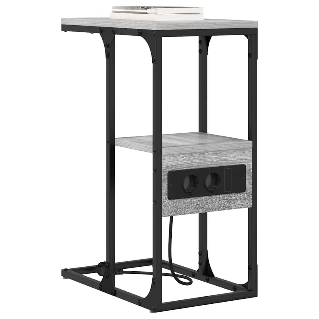 Natskab Grå sonoma-eg 41.5 x 26 x 60.5 cm Konstrueret træ