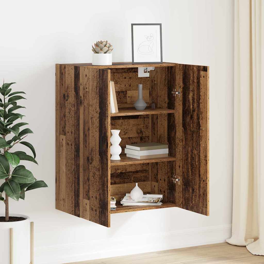 Hængeskab Gammelt træ 69.5 x 34 x 90 cm Konstrueret træ