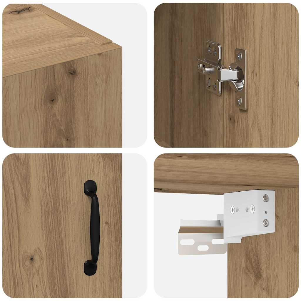 Hængeskab artisan eg 69.5 x 34 x 90 cm Konstrueret træ