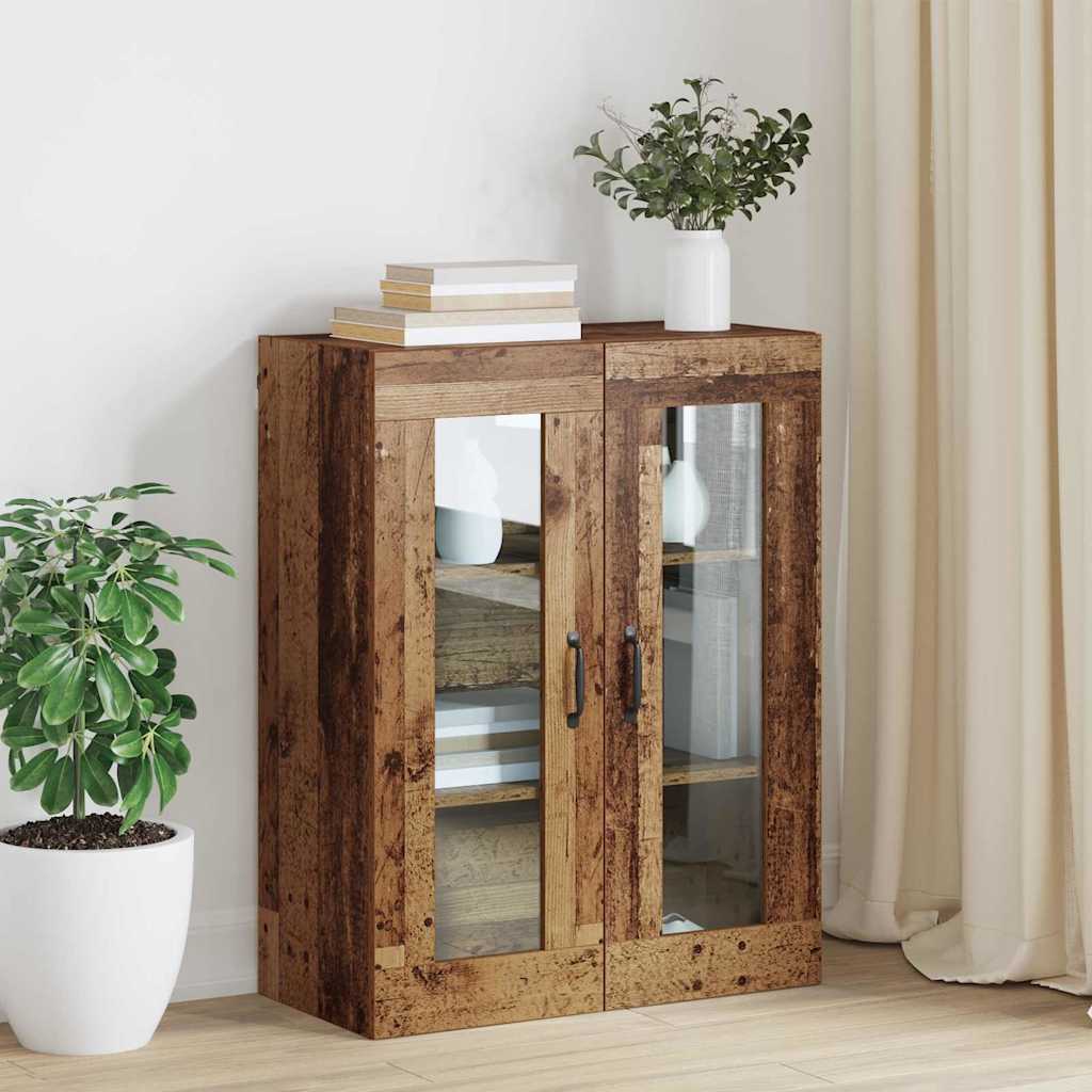 Hængende Vægs Cabinet Brun 69.5 x 34 x 90 cm Konstrueret træ
