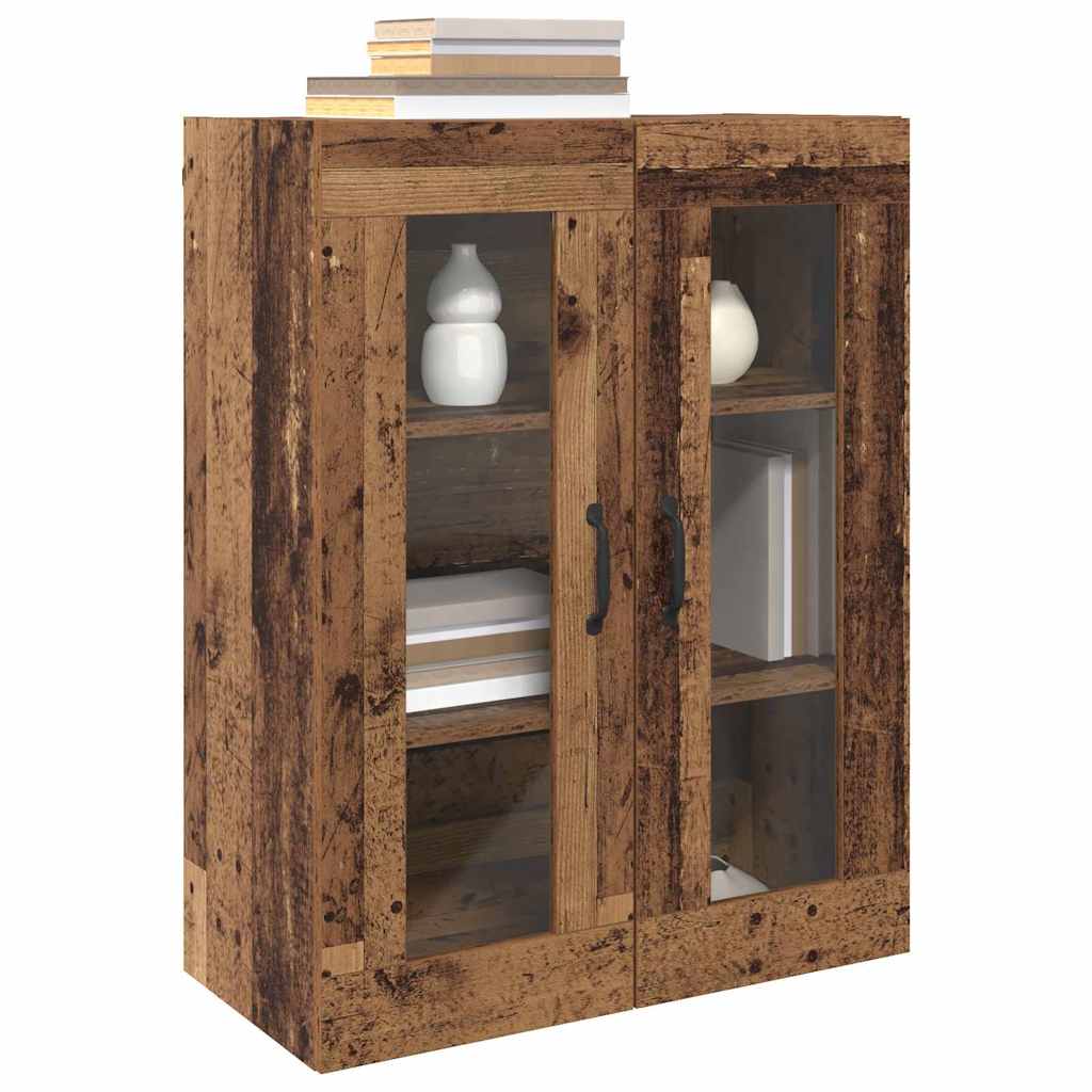 Hængende Vægs Cabinet Brun 69.5 x 34 x 90 cm Konstrueret træ