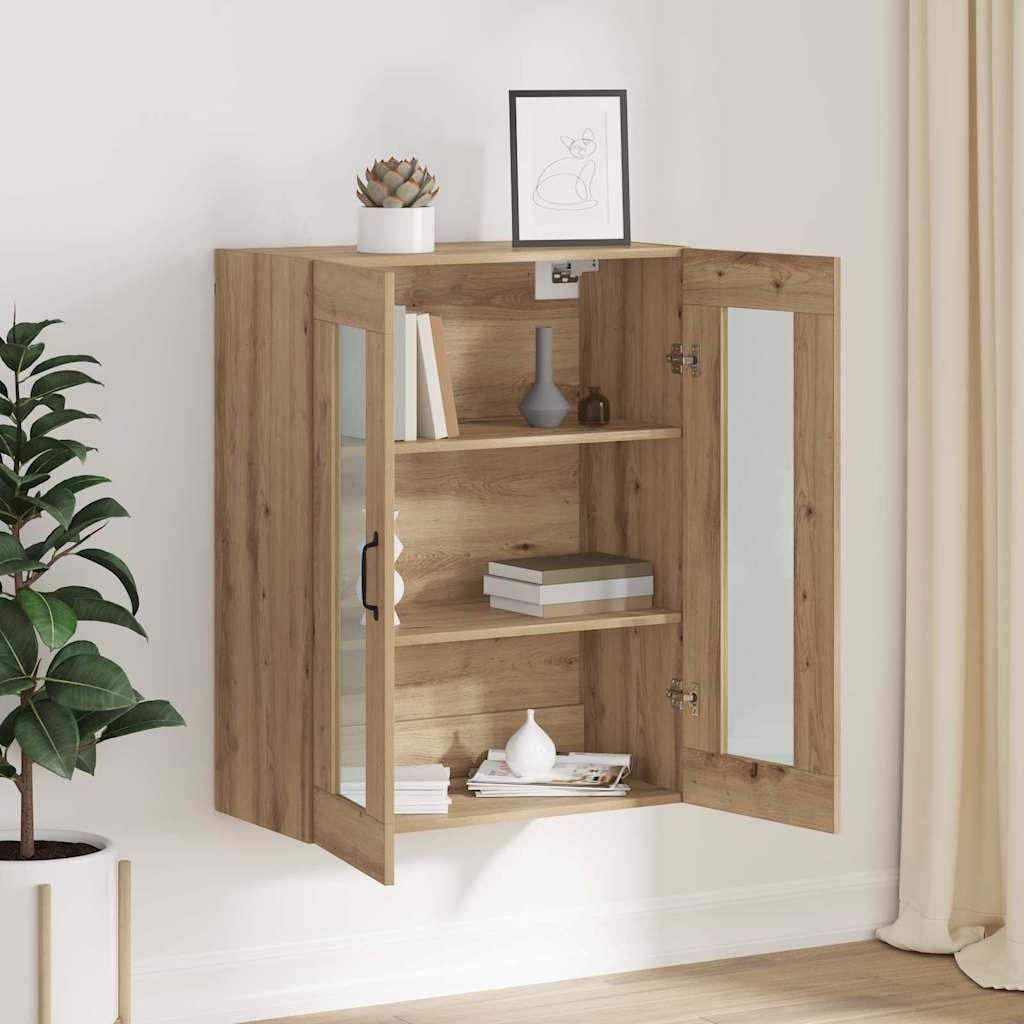 Hængende Vægs Cabinet Brun 69.5 x 34 x 90 cm Konstrueret træ