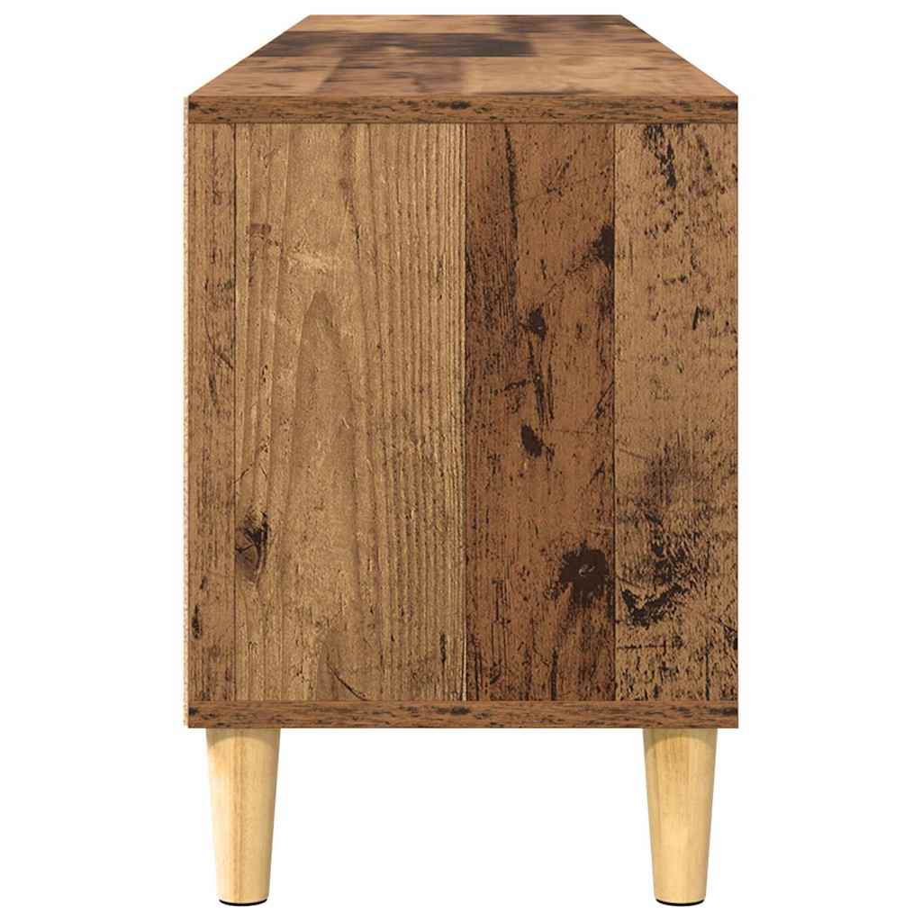 TV-skab med skuffe Gammelt træ 150 x 30 x 45 cm Konstrueret træ