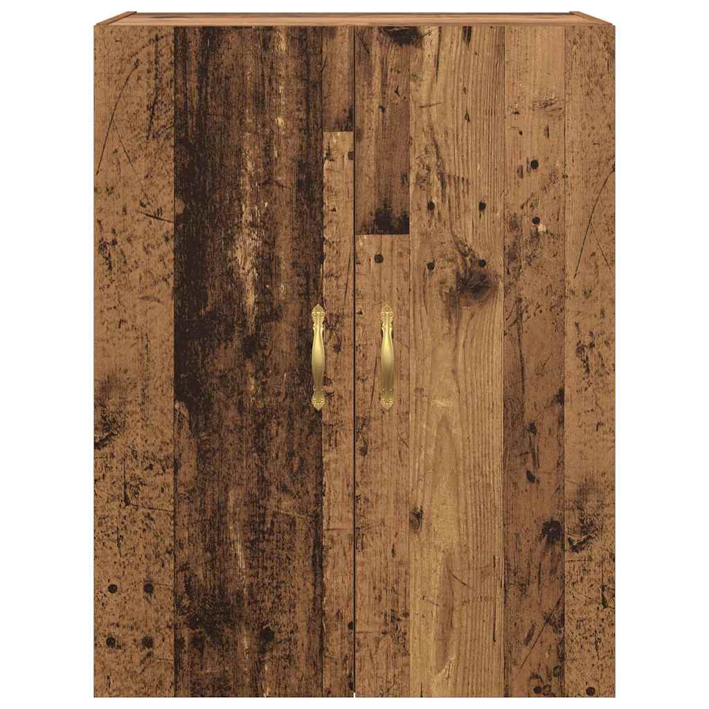 Vægskab Gammelt træ 69,5 x 34 x 90 cm Konstrueret træ