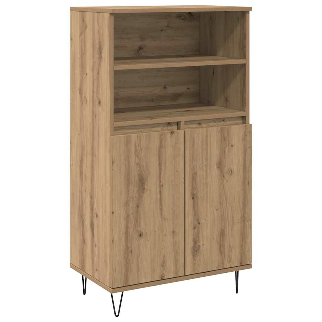 Highboard Brun 60 x 36 x 110 cm Konstrueret træ