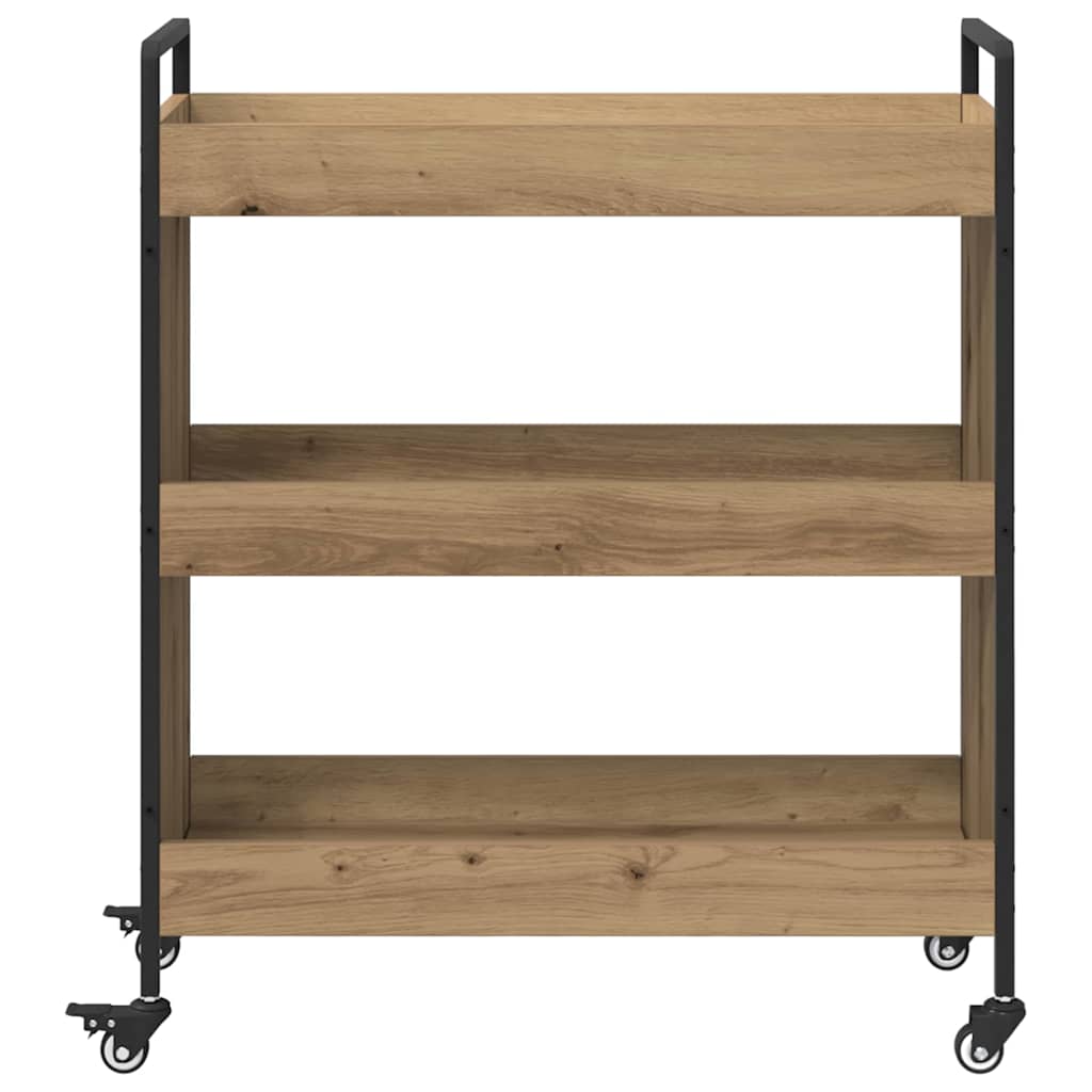 Køkkenvogn artisan eg 70 x 30 x 82 cm Konstrueret træ