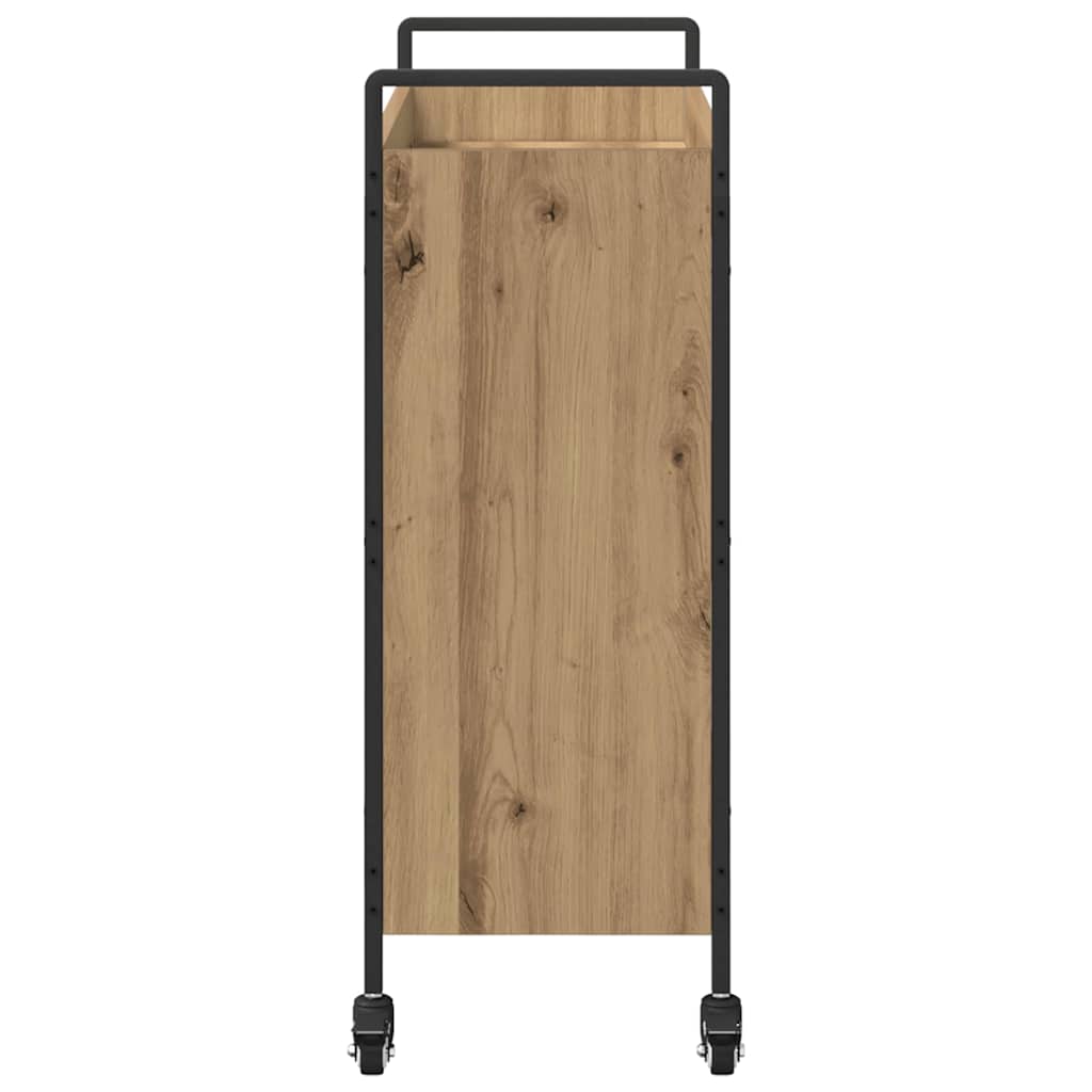 Køkkenvogn artisan eg 70 x 30 x 82 cm Konstrueret træ