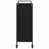 Køkkenvogn Sort eg 70 x 30 x 82 cm Konstrueret træ