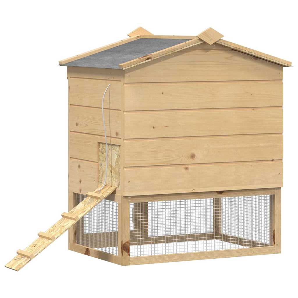 Kyllingehus Brun 75 x 60 x 89 cm Massiv fyrretræ