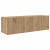 TV-møbelsæt 4 pcs artisan eg 30.5 x 30 x 110 cm Konstrueret træ