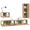 TV-møbelsæt 4 pcs artisan eg 30.5 x 30 x 110 cm Konstrueret træ