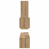 TV-møbelsæt 4 pcs artisan eg 30.5 x 30 x 110 cm Konstrueret træ