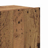 TV-skab 6 pcs Brun 200 x 30 x 30 cm Konstrueret træ
