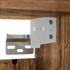 TV-skab 6 pcs Brun 200 x 30 x 30 cm Konstrueret træ