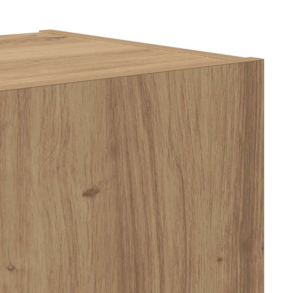 Tv-skabssæt 4 pcs artisan eg 30.5 x 30 x 90 cm Konstrueret træ