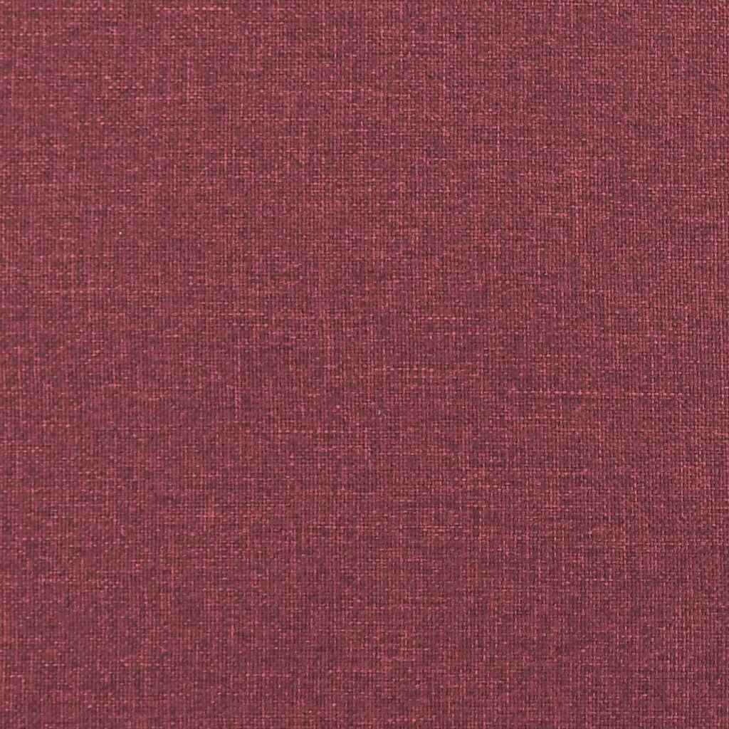 Hjørnesengramme med hovedgærde Vinrød 90 x 200 cm Stof