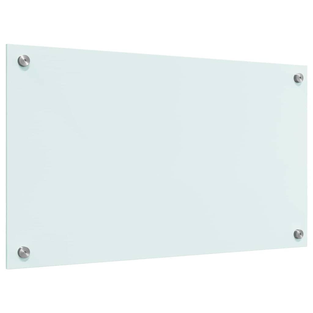 Køkken bagvæg Hvid 70 x 40 cm hærdet glas