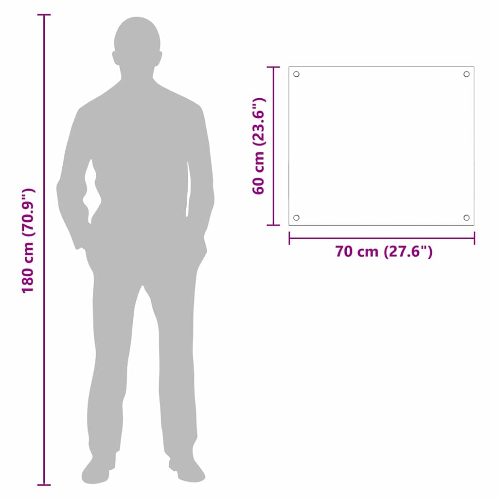 Køkken bagvæg Hvid 70 x 60 cm hærdet glas