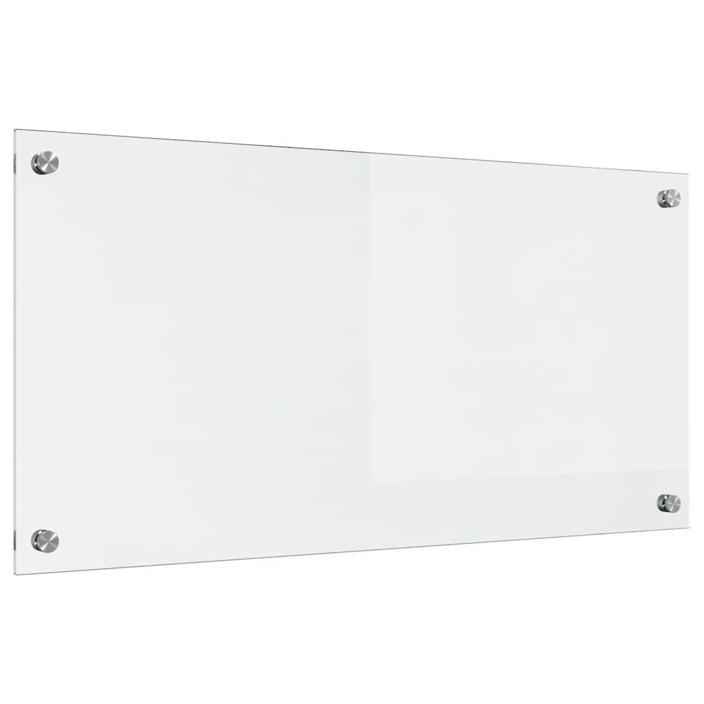 Køkken bagvæg Transparent 80 x 40 cm hærdet glas