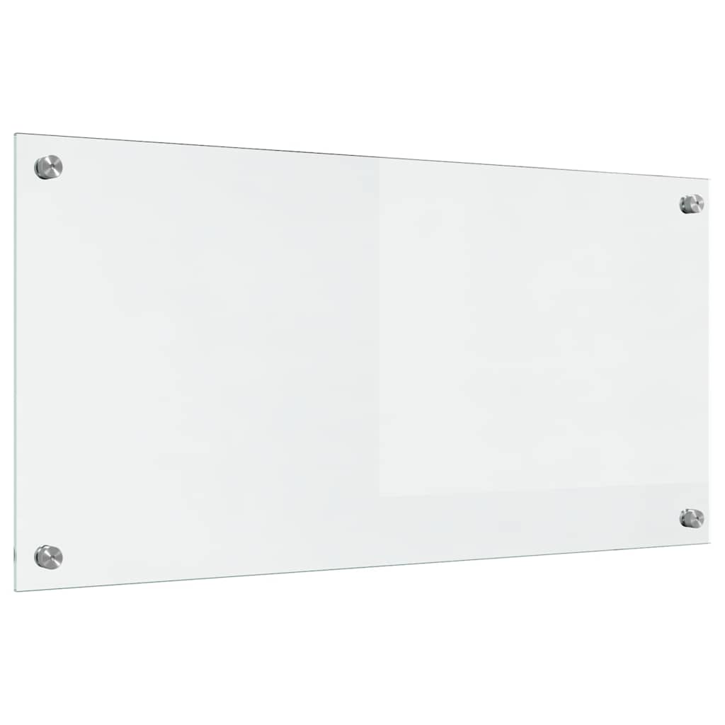 Køkken bagvæg Transparent 80 x 40 cm hærdet glas