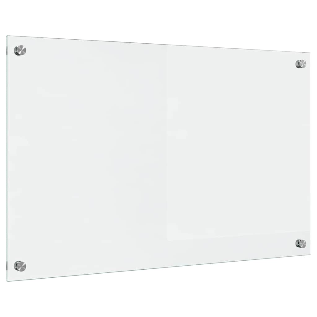 Køkken bagvæg Transparent 80 x 50 cm hærdet glas