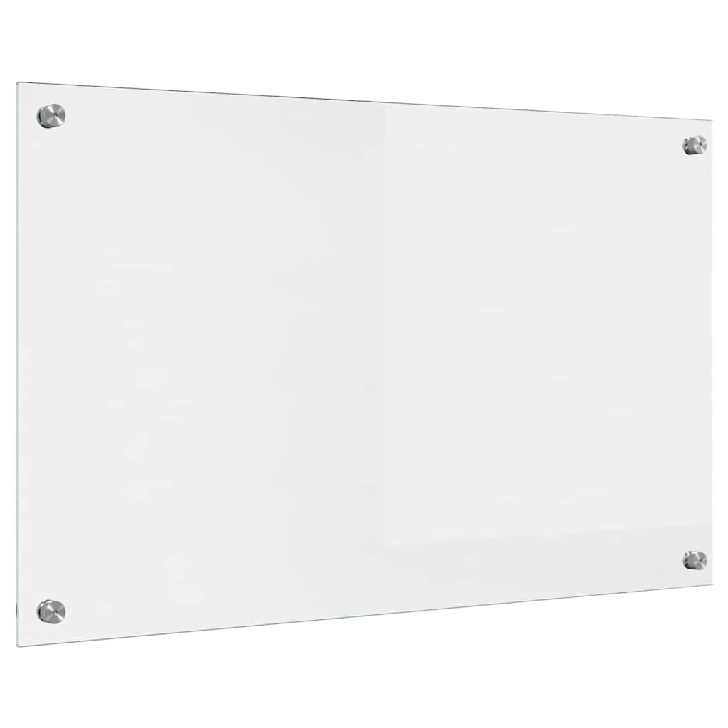Køkken bagvæg Transparent 80 x 50 cm hærdet glas