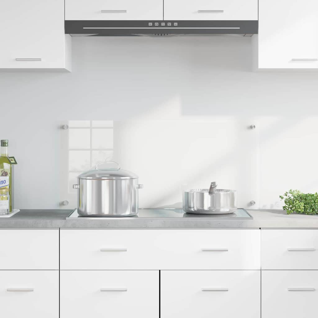 Køkken bagvæg Transparent 90 x 40 cm hærdet glas