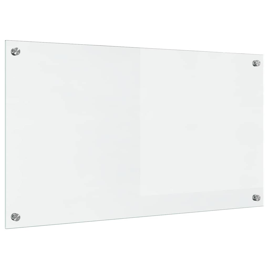Køkken bagvæg Transparent 90 x 50 cm hærdet glas
