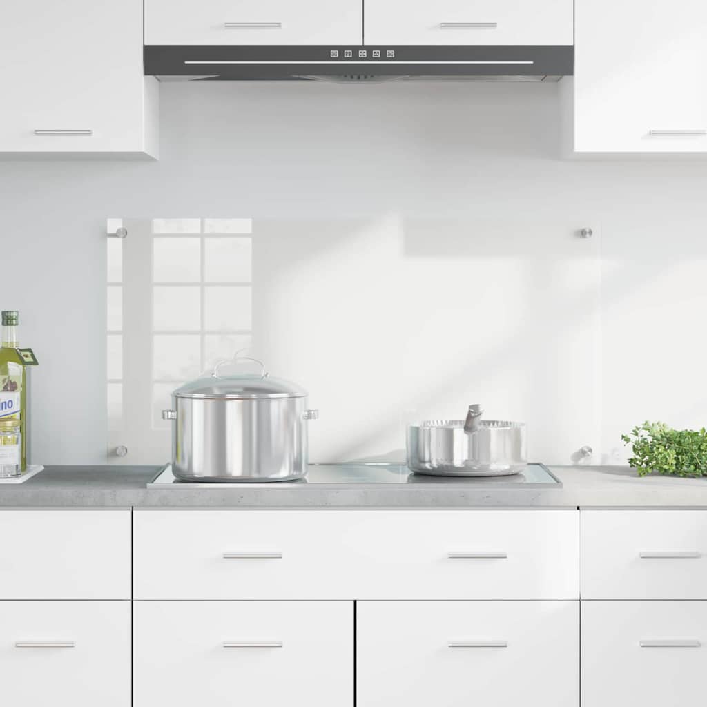 Køkken bagvæg Transparent 100 x 50 cm hærdet glas