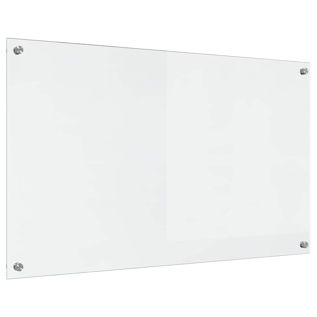 Køkken bagvæg Transparent 100 x 60 cm hærdet glas