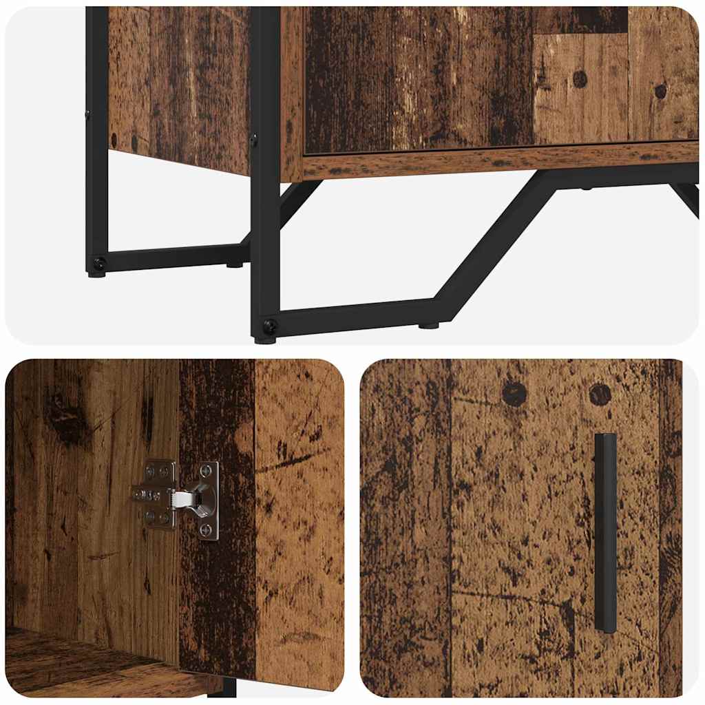 Sideboard Gammelt træ 79.5 x 35.5 x 74.5 cm Konstrueret træ