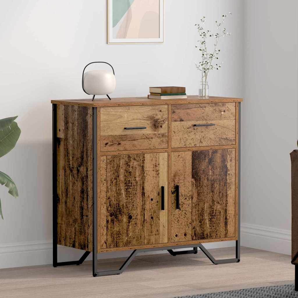 Sideboard Gammelt træ 79.5 x 35.5 x 74.5 cm Konstrueret træ