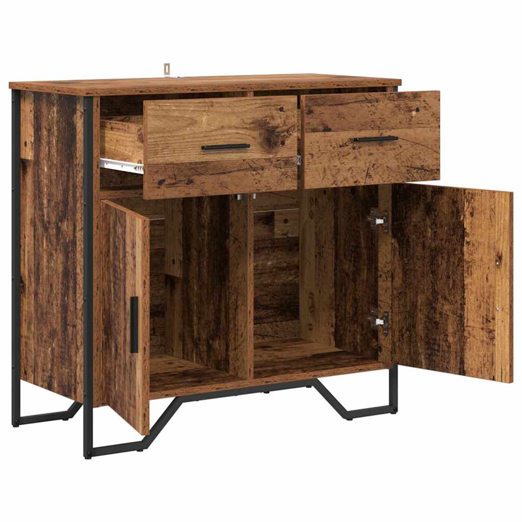 Sideboard Gammelt træ 79.5 x 35.5 x 74.5 cm Konstrueret træ