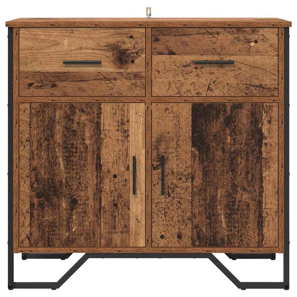 Sideboard Gammelt træ 79.5 x 35.5 x 74.5 cm Konstrueret træ