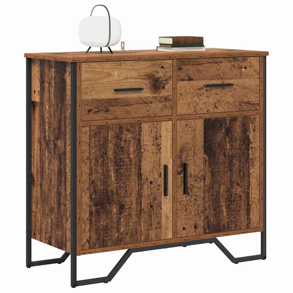 Sideboard Gammelt træ 79.5 x 35.5 x 74.5 cm Konstrueret træ