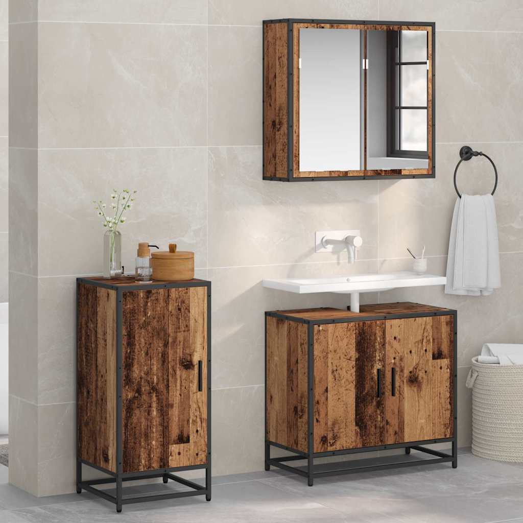 Sideboard Gammelt træ 35 x 35.5 x 76 cm Konstrueret træ