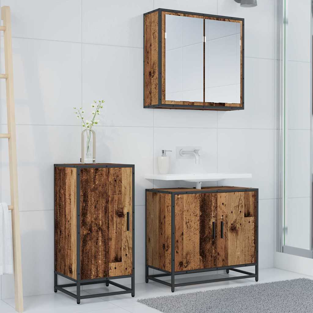 Sideboard Gammelt træ 35 x 35.5 x 76 cm Konstrueret træ