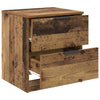 Natskab 2 pcs Gammelt træ 45 x 39 x 50 cm Konstrueret træ