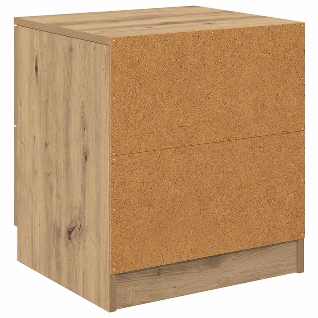 Natskab 2 pcs artisan eg 45 x 39 x 50 cm Konstrueret træ
