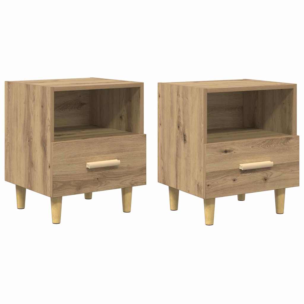 Natskab 2 pcs artisan eg 40 x 35 x 47,5 cm Konstrueret træ