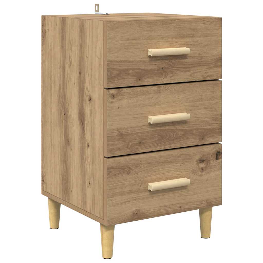 Natskab med skuffe artisan eg 40 x 40 x 66 cm Konstrueret træ