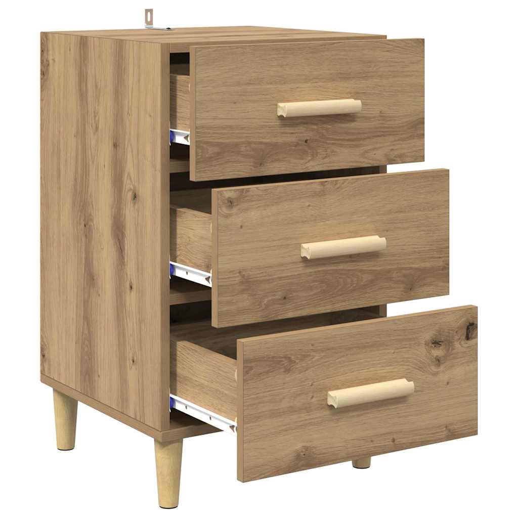 Natskab med skuffe artisan eg 40 x 40 x 66 cm Konstrueret træ