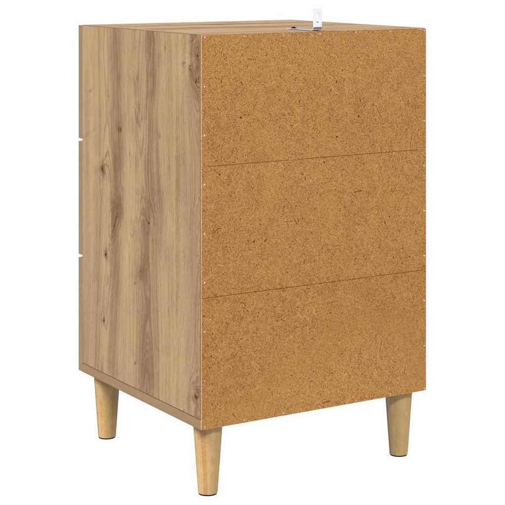 Natskab med skuffe artisan eg 40 x 40 x 66 cm Konstrueret træ