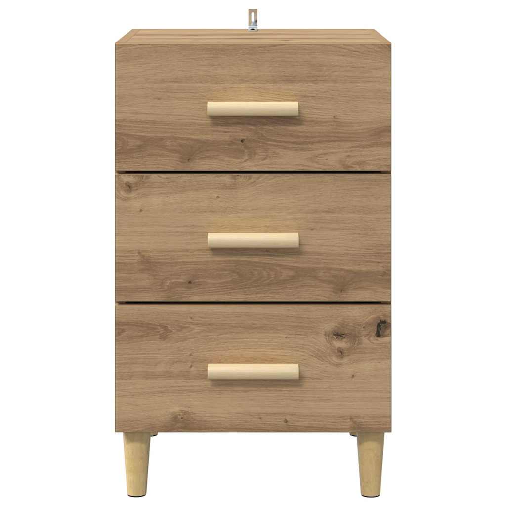 Natskab med skuffe artisan eg 40 x 40 x 66 cm Konstrueret træ
