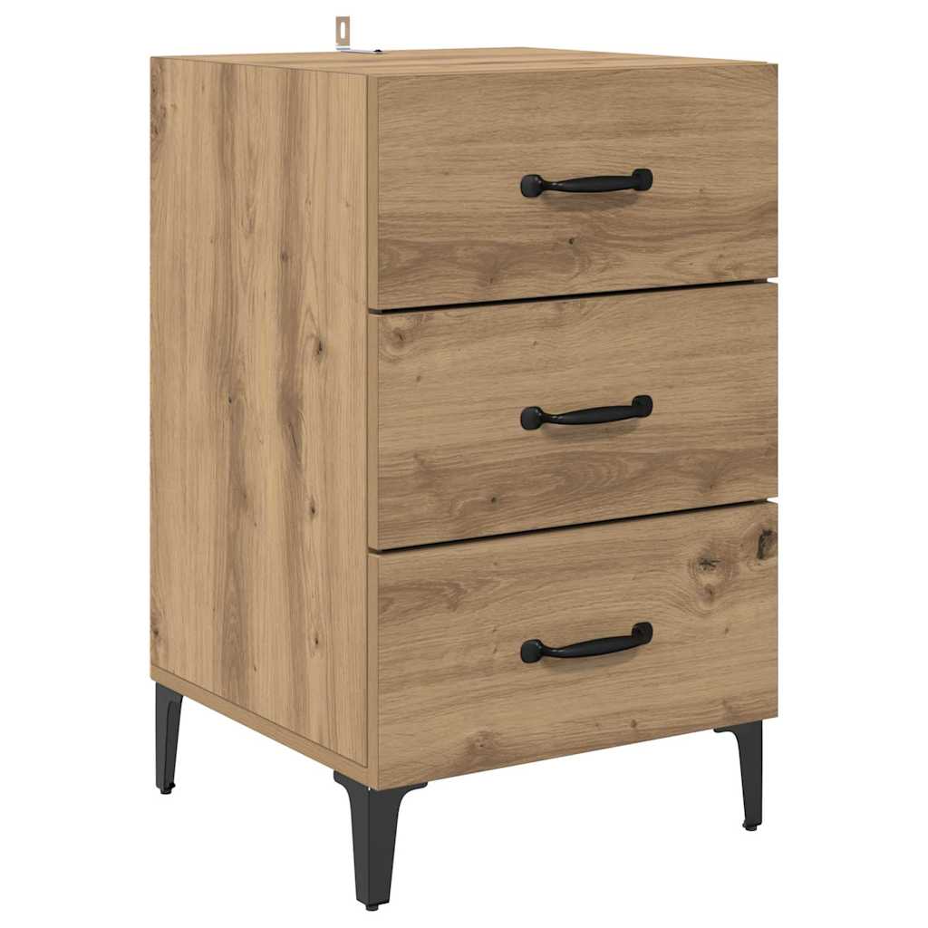 Natskab med skuffe artisan eg 40 x 40 x 66 cm Konstrueret træ