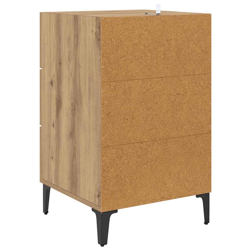 Natskab med skuffe artisan eg 40 x 40 x 66 cm Konstrueret træ