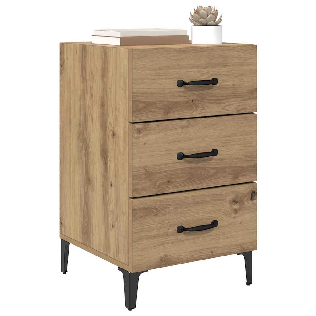 Natskab med skuffe artisan eg 40 x 40 x 66 cm Konstrueret træ