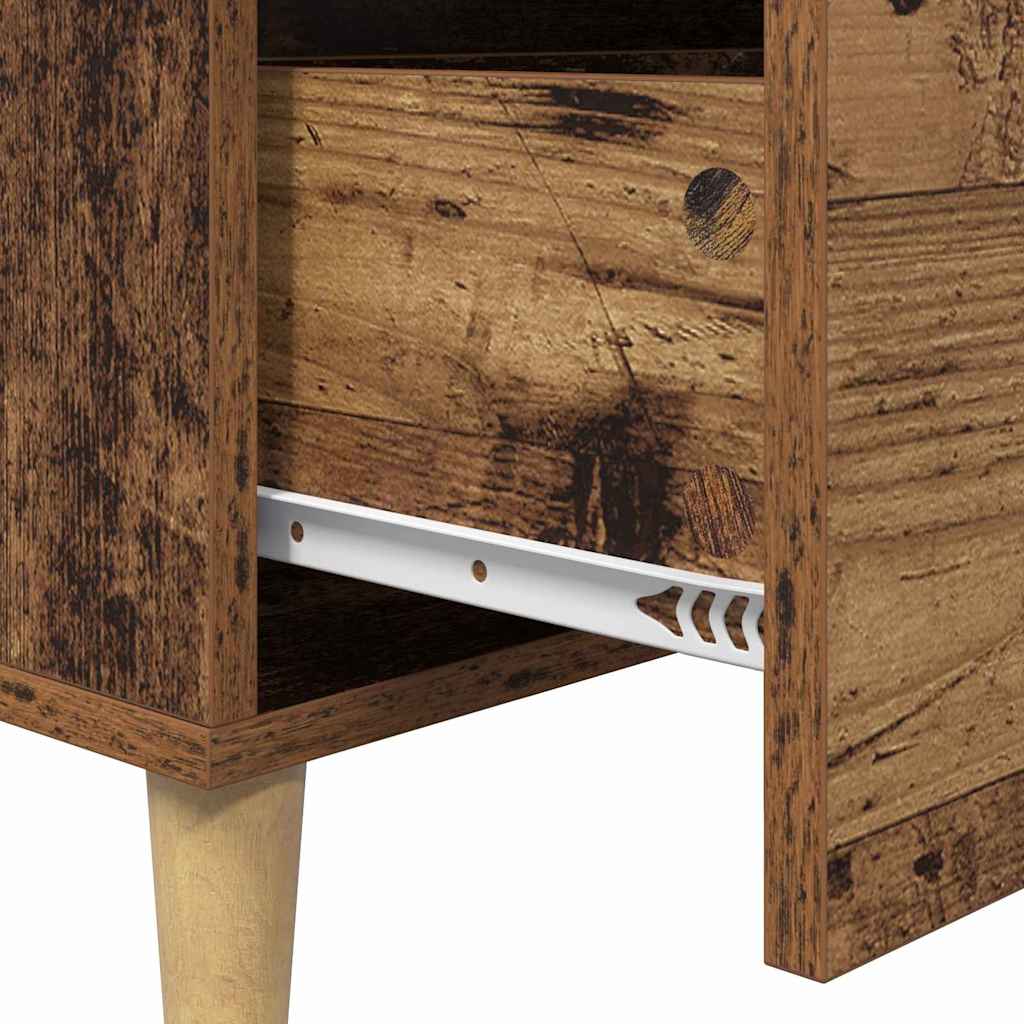 Sideboard Gammelt træ 34 x 69.5 x 90 cm Konstrueret træ