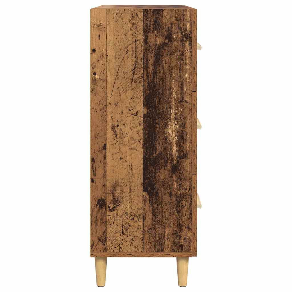 Sideboard Gammelt træ 34 x 69.5 x 90 cm Konstrueret træ